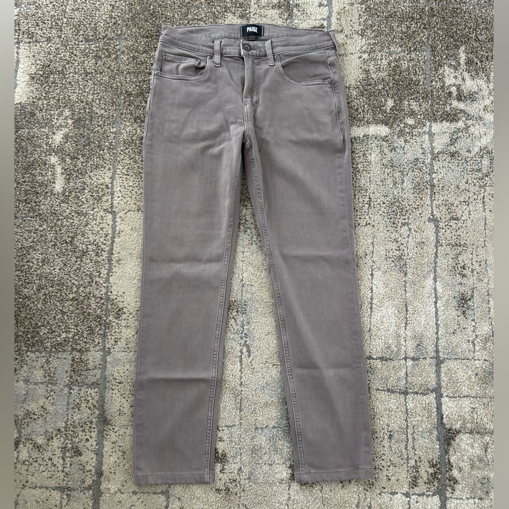 PAIGE Grey Stretch Jeans